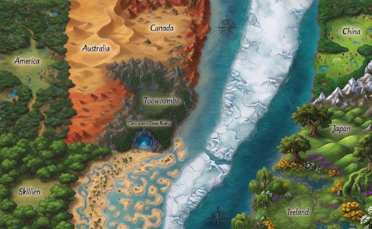 Planet 5185 world map